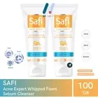 SAFI Acne Expert Whipped Foam Sebum Oil Control AHA BHA Exfoliating Cleanser 2X