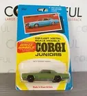CORGI JUNIORS WHIZZWHEELS - #9 CADILLAC ELDORADO - GREEN - MADE UK - 1:64 MOC