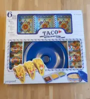 Prepara 6 Piece Every Day is Taco Day Colorful Dining Serving Set