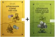 Lot of 2 books. Medieval hammered coins of the Grand Duchy Lithuanian catalogues