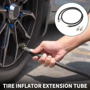 1 Set 45.28" Tire Inflator Extension Tube 0.305inx32TPI for Car Bike Deflatable