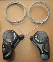 Bicycle SHIMANO TOURNEY TX30 SHIFTER Kit 7 or 6 Speed Set Right and Left/Pair