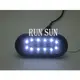 ●○RUN SUN 車燈,車材○● 全新 FORD 福特 05 06 07 08 FOCUS 福克斯 MK2 LED 雙色 薰黑 黑底 側燈