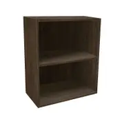 Kaboodle 500-599mm Walnut Customisable Open Wall Shelf