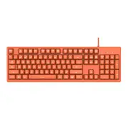 DKS100 104 Keys Office Luminous Game Tea Axis Mechanical Keyboard