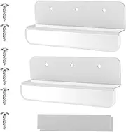 Cabinet Foot Pull Robust Foot Pull Handle Two Installation Options Cabinet Foot Pull Hand Free Under Cabinet Trash Drawer Foot Pull and Opener for Pull Out Trash Can Under Cabinet (White)