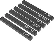 Anneome Artistic Charcoal Sticks 6-Pack: Compressed Square Sticks for Sketching Great for Oil Chinese Painting Detail-Focused