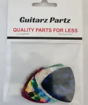 346 Unprinted Assortment Medium Guitar Picks Triangle .71mm Celluloid