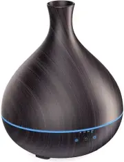 500Ml Essential Oil Diffuser Dark Wood Grain