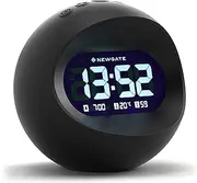 Newgate Centre of The Earth LCD Alarm Clock Black