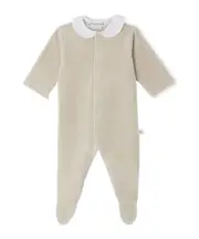 Long-sleeved jumpsuit 6M sand-colored