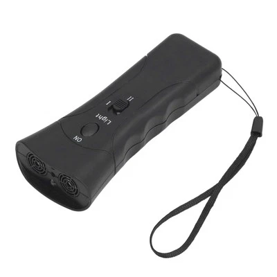 Ultrasonic For Dog Trainer Portable Ergonomic Handle LED Bark Control Device