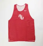 Nike NSU Digital Elite Fast Running SInglet Men's Large Red CV3015 Mesh Tank