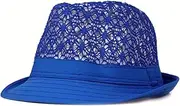 [JNKET] Men Women Breathable Mesh Cap Casual Panama Hat Fedoras Hat Summer Beach Sun Hat
