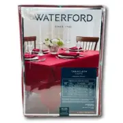 Waterford Tablecloth Red Holiday Christmas 70" x 126" Oblong