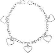 [CONGARTENO] Metal Shoe Chain with Hollow Star Pendant Choker Necklace Titanium Steel Women's Boot Accessory