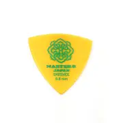 Master 8 Japan INFINIX Hard Polish Grip Triangle Pick - 0.8mm Medium 6-Pack