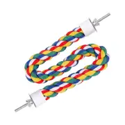 Colorful Bird Cage Comfy Rope Perches for Parrots and Pet Birds Toy