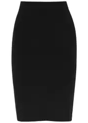 Saint Laurent Stretch-wool Pencil Skirt - Black - M (UK12 / M) M (UK12 / M)