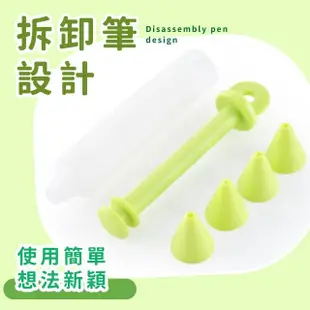 【烘焙用品】蛋糕裝飾奶油擠花筆(擠奶油器 裱花筆 擠花器 甜點裝飾筆 蛋糕寫字筆)