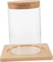 CANIGHT Terrarium Glass Container with Stopper Hydroponic Planting Bottle for Succulents Decorative Jar for Home Office and Store for Indoor Micro Landscapes