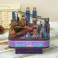 在飛比找蝦皮商城精選優惠-八音盒 音樂盒 木質音樂盒 旋轉音樂盒 旋轉木馬音樂盒 聖誕