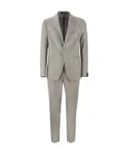 Tagliatore Single-Breasted Two-Piece Suit Set IT52 Gray
