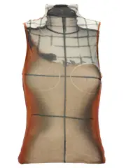 [Jean Paul Gaultier] Jean Paul Gaultier-The Fire Top Multicolor-Donna XS