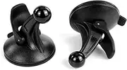 [EKIND] Universal Replacement Cradle and Removable Car Windscreen Windshield Suction Cup Mount 17mm Swivel Ball GPS Holder Compatible for Garmin GPS Nuvi (2 Pcs)