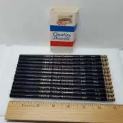 USA Made NOS Vintage Sleeve 12 VENUS Water Coloring BLUE Color Pencils 202