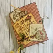 Botanical Flowers and Bird Junk Journal