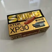 TDK SVHS-C 30 min Video Cassette XP30 ST-C30XPG Made in Japan NEW Sealed