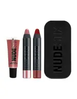 Set Nudestix: Red Hot Lips Mini Kit Royal cream lipstick 04 Nude 2 ml + Red Hot Lips Mini Kit Royal Posh cream lipstick 2.5 ml