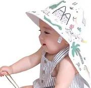 [GZMM] Baby Girls Wide Brim Sun Protection Hat UPF 50+,Foldable Baby Girl Boy Kids Sun Hat