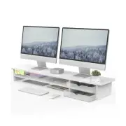 Fenge Monitor Stand, Dual Monitor Riser, 42.5inch Large Desk Computer Monitor...