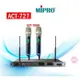 MIPRO嘉強ACT-727 1U新寬頻雙頻道接收機(公司貨)