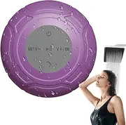 Suction Cup Speaker - Portable bluetoath Speaker | Bone Conduction Portable Small Speaker | Waterproof Wireless Speaker | bluetoath Smart Speaker | Portable Electronic Gadgets for Outdoor,Beach