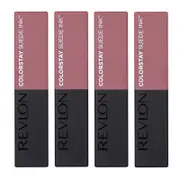 4x Revlon Colorstay Suede Ink Matte Lipstick 2.55g 001 Gut Instinct