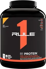 Rule1 R1 100% Whey Protein Isolate and Hydrolysate Protein Powder 5.03 Lb, Li...