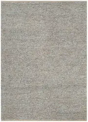 Eco Weave Grey Jute and Wool Rug