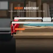 Portable 1.625m Router Sled - Adjustable DIY Woodworking Slab Flattening Jig