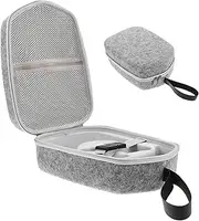 CIYODO Felt Glasses Storage Bag with Handle Glasses Protective Case Shockproof Travel Bag Portable Glasses Storage Handbag Compatible for 2