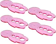 OHPHCALL 5 Pcs DIY Paper Quilling Tool Cute Rolling Holder for Handmade Crafts Lightweight Portable Curling Device for Easy Twirling of Paper Strips for Flowers Animals and More