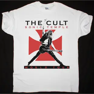 The CULT SONIC TEMPLE WORLD TOUR 89 白色 T 恤 HARD ROCK