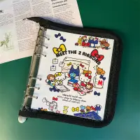 在飛比找蝦皮購物優惠-hellokitty筆記本凱蒂貓活頁本可拆卸高顏值少女心卡通