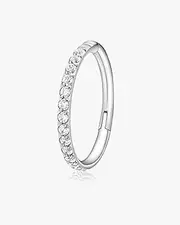 [Fashtour] G23 Titanium Stud Earrings, F136 Implant-Grade Elegant CZ Accent for a Luxurious Feel on Sensitive Ears, 1 Piece, 10mm, Titanium, Created Cubic Zirconia