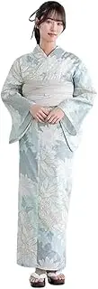 [DYZANOROKY] Yukata Kimono Women's 2-piece Set, 3-piece Set, Cute, Classic, Japanese Style, 100% Cotton, Breathable, Thin, Kimono, Obi, Tie Obi, Geta Clogs, Floral Pattern, Japanese Pattern, Events