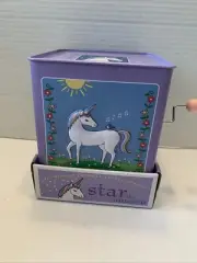 Jack Rabbit Creations Star The Unicorn Jack In The Box Toy Horse Retro NIB