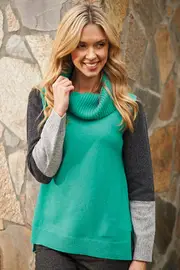 Karina Cowl Neck Pull Over--JUM-35611051