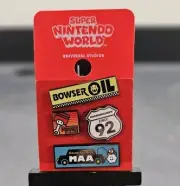 Mario Kart Bowser Enamel 4 Pin Set Universal Studios Nintendo World New